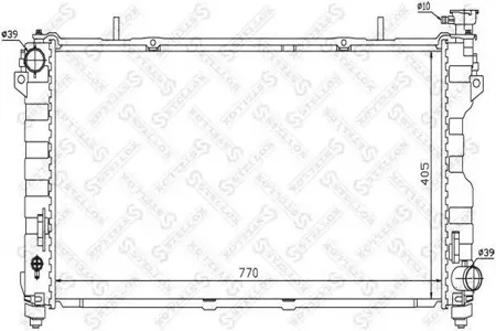 STELLOX 1025475SX Радиатор Chrysler Town&Country Voyager 2.4 00>