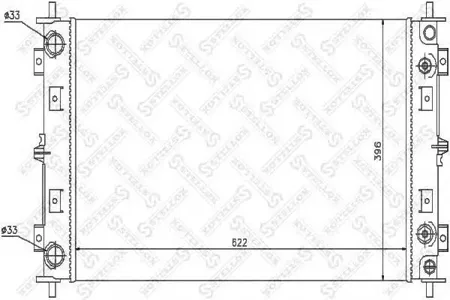 STELLOX 1025610SX Радиатор Chrysler Stratus 2.02.5 95>