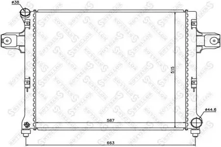 STELLOX 1025634SX Радиатор