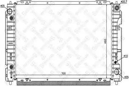 STELLOX 1025775SX Радиатор АКПП Mazda Tribute 2.0 01>