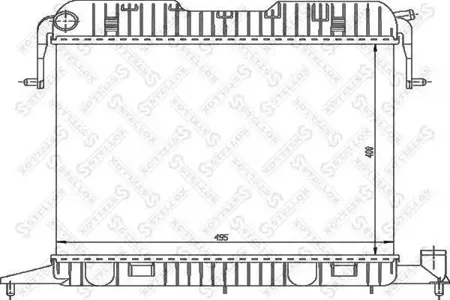STELLOX 1026006SX Радиатор АКПП Opel Omega 1.82.0 86-93