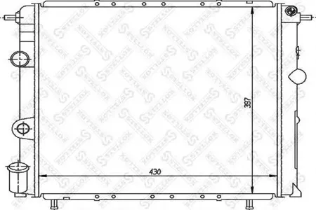 STELLOX 1026200SX Радиатор Renault Megane Scenic 1.9D 95>