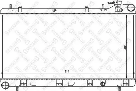 STELLOX 1026263SX Радиатор Subaru Impreza Forester 1.6-2.0 & 4WD 92>