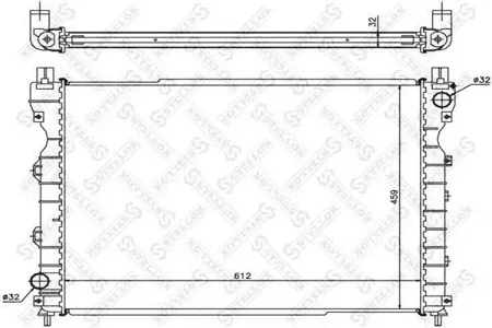 STELLOX 1026283SX Радиатор Rover Freelander II 1.8i2.5i2.0TD 00-06