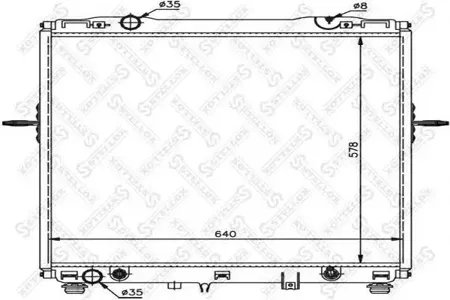 STELLOX 1026496SX Радиатор АКПП Kia Sorento 3.5 02>