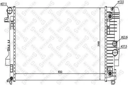 STELLOX 1026560SX Радиатор АКПП Mercedes W639 Viano Vito 03>