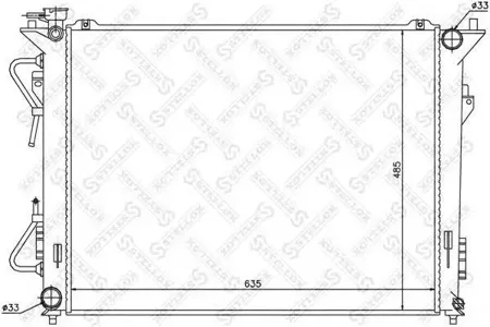 STELLOX 1026613SX Радиатор АКПП Hyundai Sonata 2.4 04>