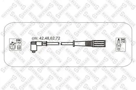 STELLOX 1038123SX Комплект проводов Fiat PuntoPalio 1.11.2i 93>