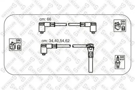 STELLOX 1038518SX Комплект проводов Ford ScorpioSierra 2.0 DOHC 89>