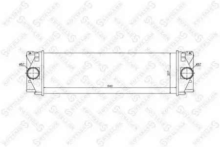 STELLOX 1040206SX интеркулер Mercedes Sprinter 2.2CDi 06>