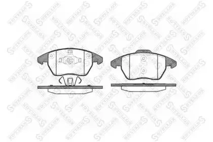 STELLOX 1041010SX Колодки торм.передние =1030 10 Citroen C4, Peugeot 307 2.0iHDi 03>