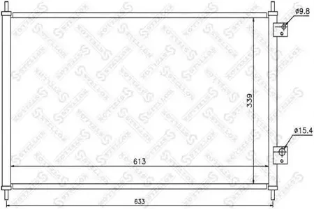 STELLOX 1045351SX Радиатор кондиционера Honda Civic 1.41.6 01>