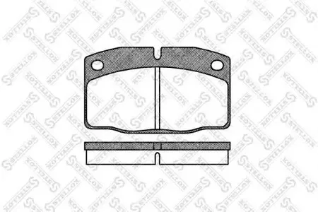 STELLOX 112000SX Колодки торм.передние =101 00=101 20=FDB173=FDB375 Opel Kadett 1.2-1.7D 83-91 Ascona 81-88