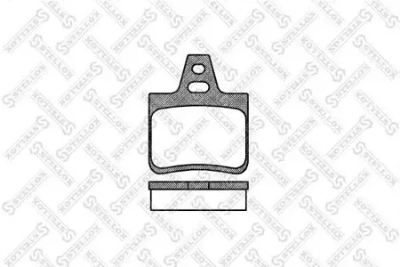 STELLOX 113010SX Колодки торм.задние =102 10=571363B=221932 Citroen Xantia 1.6-2.0HDi 93>