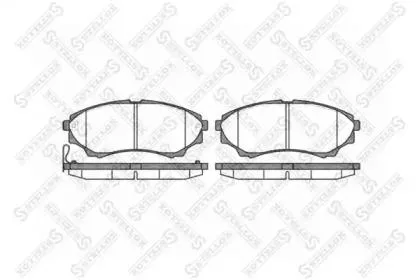 STELLOX 1162000SX Колодки торм.передние =1151 00 Ford Ranger 2.5TDi 02>, Mazda Serie B 2.5DTD 02>