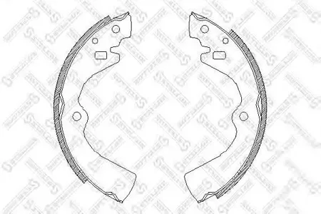 STELLOX 138100SX Колодки торм.барабанные =4127.00=K1170-01=464SBS=361401B=FSB258 Nissan Bluebird 2.0 86-90