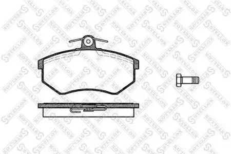 STELLOX 145050SX Колодки торм.передние =134 50=FDB774 Audi 8090 79-92, VW Golf III 91-98 Passat 88-96