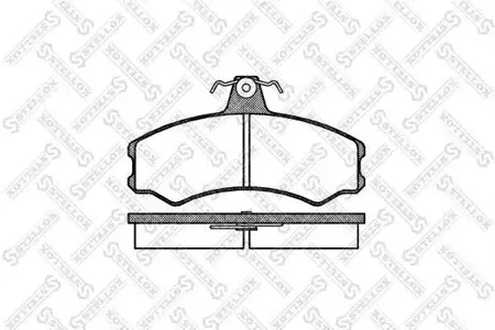 STELLOX 154002SX Колодки торм.передние =143 02=143 00=FDB287 Fiat Ducato , Peugeot J5 1.8-2.5TD 81-94