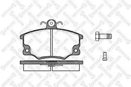 STELLOX 157004SX Колодки торм.передние =146 04=FDB370 Fiat Tempra 1.4i-1.9DTD 89-96