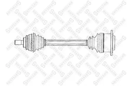 STELLOX 1581768SX привод передний 510mm ABS, 20579 VW Sharan 1.8T2.01.9TDi2.8 96>
