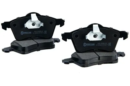 STELLOX 1627000BSX колодки дисковые передние с антискр. пласт. VW T4 2.0/2.3/2.5/1.9TD/2.4D/2.5TDi 90-03