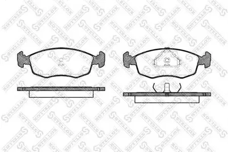 STELLOX 183000SX Колодки торм.передние =172 00=FDB579 Ford Scorpio 1.8-2.5TD 85-94Sierra 1.6-2.3D 87-93