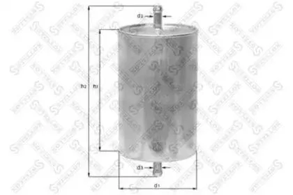 STELLOX 2100061SX Фильтр топливный Ford Scorpio Mondeo KA 1.3-2.9 93>, Mazda 121 1.3 96>