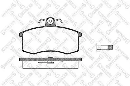 STELLOX 232000SX Колодки торм.передние 232 000-SX 221 00=FO474381=FDB527=571346B Lada 2108-2112 1.1-1.5 &16V 86>