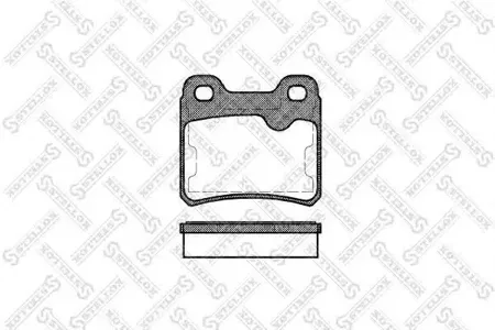 STELLOX 293010SX Колодки торм.задние =282 10=571407B=223608 Opel Vectra A 2.0i &16V2.5 <95