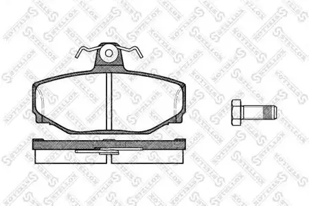 STELLOX 308000SX Колодки торм.задние =297 00=FDB676=571418B Volvo 780940960XC70C70 2.0-2.4TD 87-02