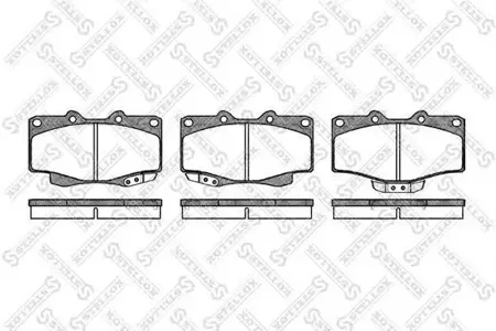 STELLOX 326014SX Колодки торм.передние =315 14 Toyota 4 Runner 2.7i3.4i3.0TD 95>