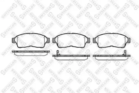 STELLOX 413022BSX Колодки торм.передние =402 22=FDB867=572333B Toyota Celica RAV4 1.82.0i &16V 94>
