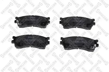 STELLOX 426042BSX Колодки торм.передние 426 042B-SX с антискрип. пластинами Kia Shuma 1.6i 16V1.8i 01-04