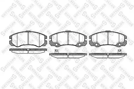 STELLOX 436032SX Колодки торм.передние =425 32=FDB1511=573066B Opel Frontera 2.2i3.2i2.2DTi 98>