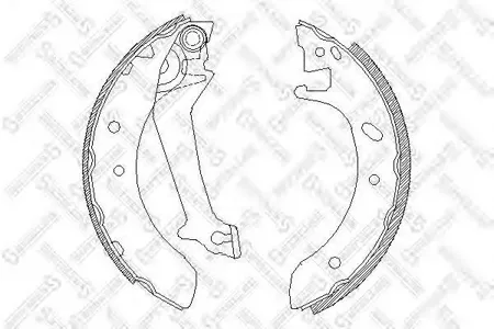 STELLOX 523100SX Колодки торм.барабанные =4512.00=574SBS=362287B=FSB421 Ford Mondeo 1.6i1.8i1.8TD 94-96