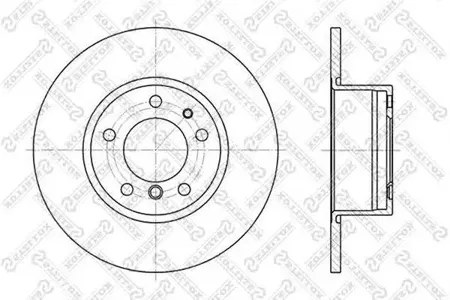 STELLOX 60201518SX Диск торм.перед. BMW E34 1.8-2.5TDs M20M21M40-M51 87-97
