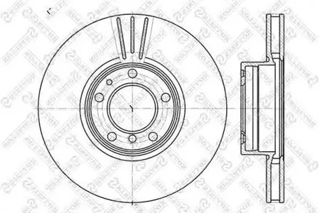 STELLOX 60201544VSX Диск торм.перед. BMW E39 2.0-4.4 M54M57M62 00>