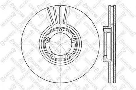 STELLOX 60202532VSX диск торм. пер. Ford Transit 91-94