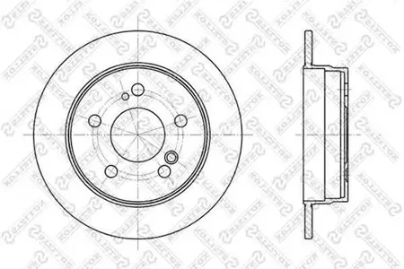 STELLOX 60203307SX Торм.диск задний Mercedes W124W201 2.0-3.0TD 85>