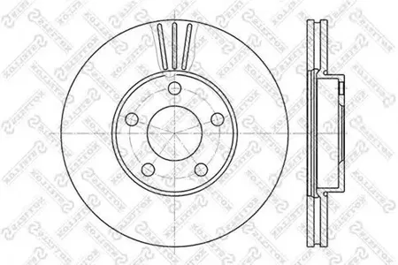 STELLOX 60204765VSX Диск торм.перед. VW Passat 1.6-1.9TDi 96>