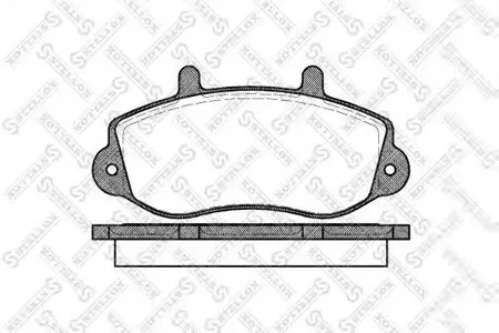 STELLOX 688000SX Колодки торм.передние =677 00 Renault Master , Opel Movano 2.5D2.8DTi 98-01