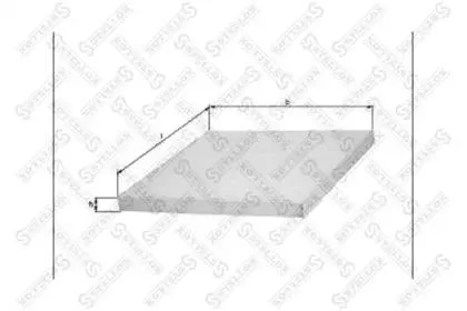STELLOX 7110052SX Фильтр салона VW Sharan , Ford Galaxy , Seat Alha Mercedes ra all 95-02