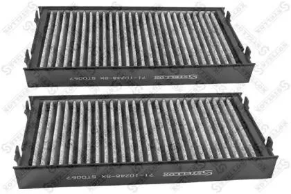 STELLOX 7110248SX к-кт фильтров салона угольные 2шт., 292x145x38 BMW X5X6 E70E71E72 3.0-4.8iDSD 07>