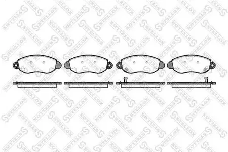 STELLOX 783002SX Колодки торм.передние Ford Transit 2.32.0Di-2.4TDE 00-06