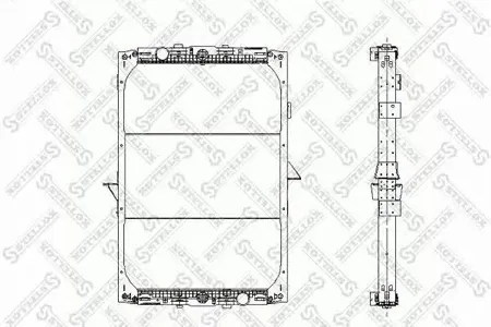 STELLOX 8103317SX Радиатор двигателя