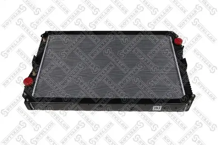 STELLOX 8103377SX радиатор системы охлажд.с рамкой алюмпласт 975x670x42 для механической КПП Mercedes Axor 01>