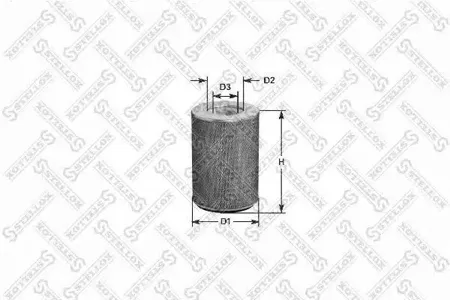 STELLOX 8121024SX Воздушный фильтр 81-21024-sx d313 d177.6 h557rvi magnum 10.96>