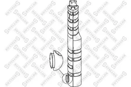 STELLOX 8203076SX Средний конечный глушитель ОГ