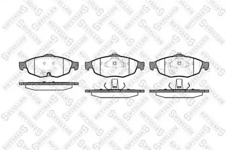 STELLOX 823002BSX Колодки торм.передние =812 02 Chrysler 300M 99>Sebring 95>, Dodge Intrepid 93>Stratus 95>