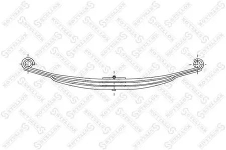 STELLOX 8455603SX Многолистовая рессора